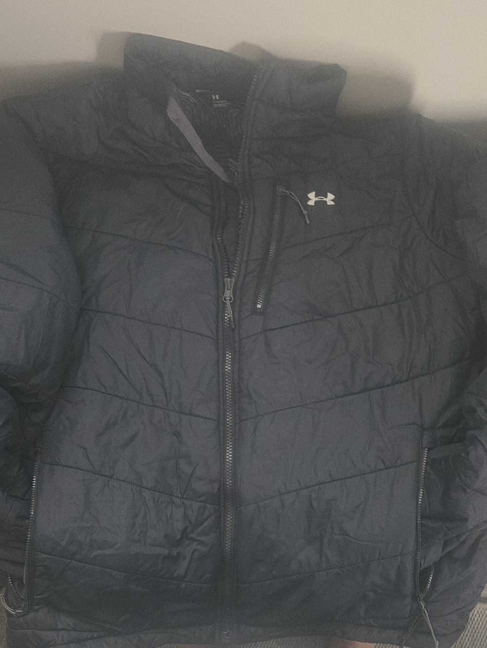 Under Armour Women's Black Quilted Puffer Jacket